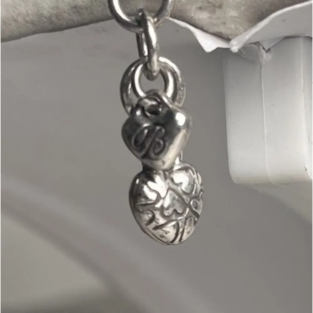 Brighton Travis Necklace Thick Snake Chain Slide Barrel Bead Silver Gold Tone - Picture 11 of 16